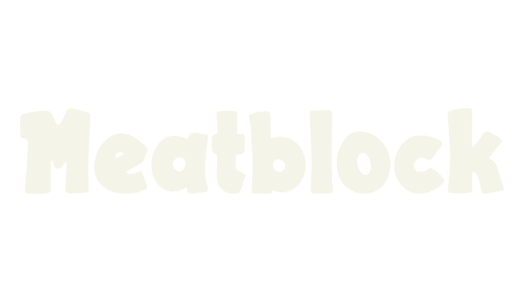 Meatblock, thick font preview