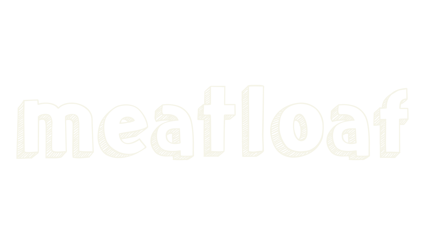 meatloaf, handwritten font preview