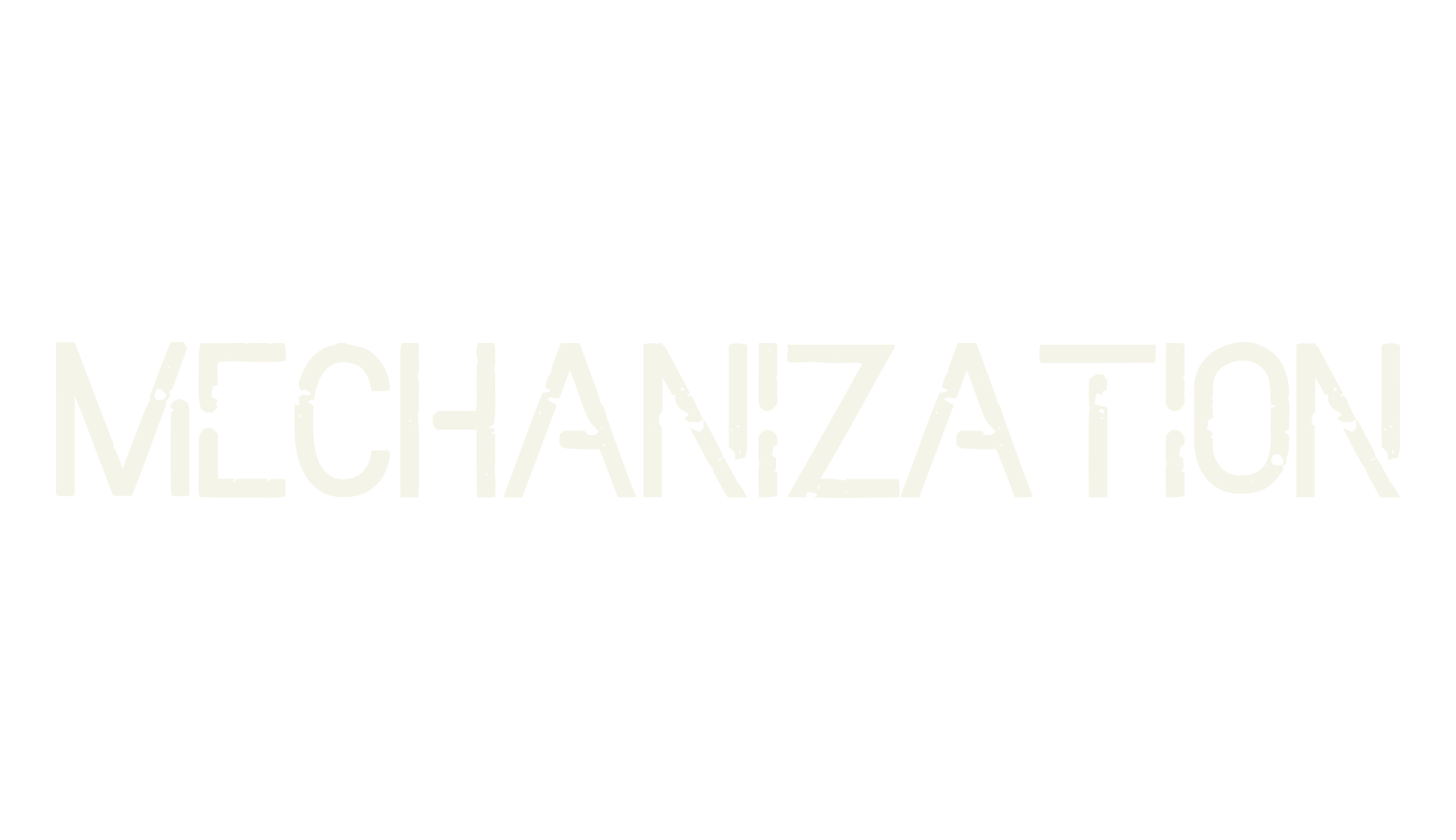 Mechanization, display market font preview