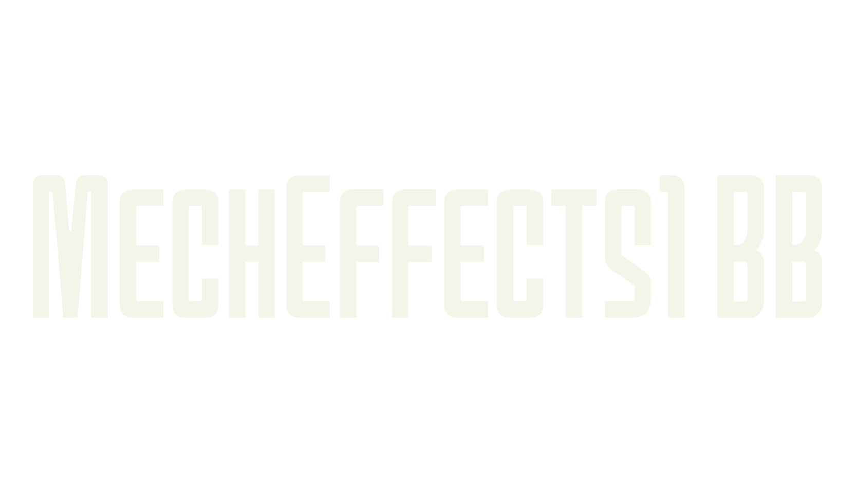 MechEffects1 BB, sans font preview