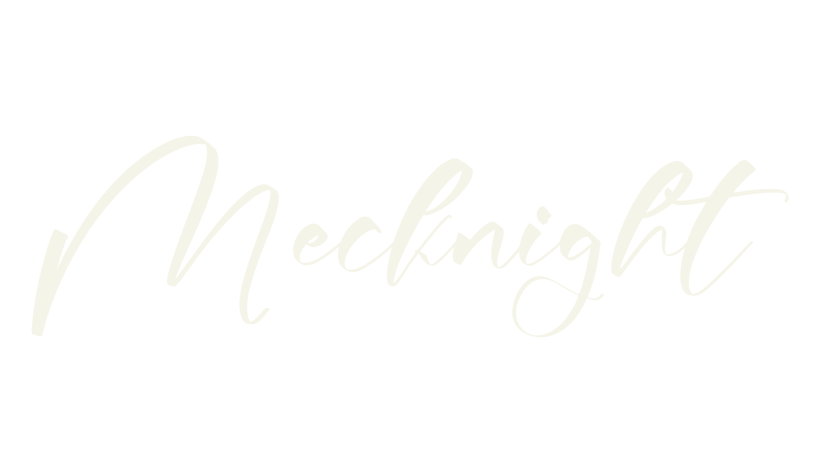 Mecknight, script font preview