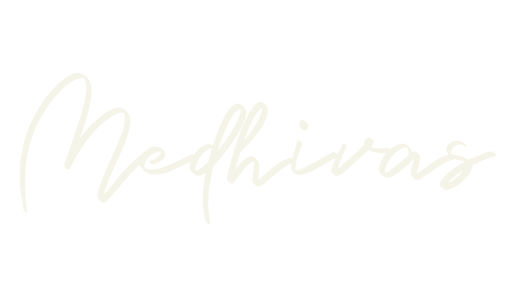 Medhivas, calligraphy font preview