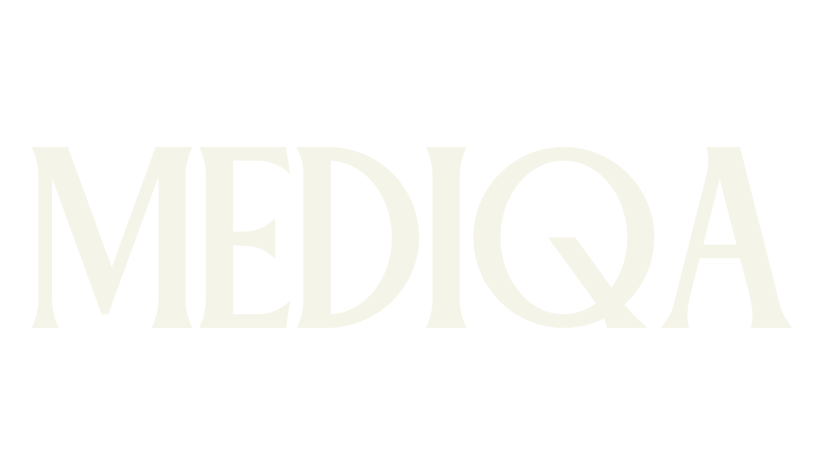 MEDIQA, cursive font preview
