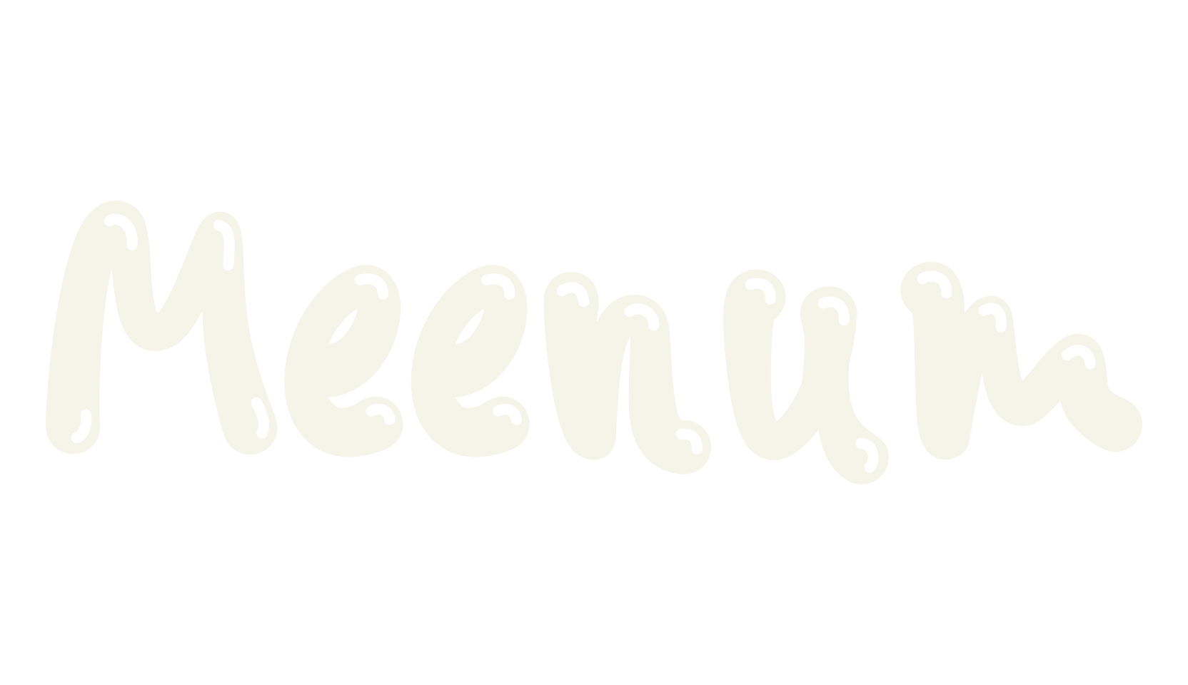 Meenum, cartoon font preview