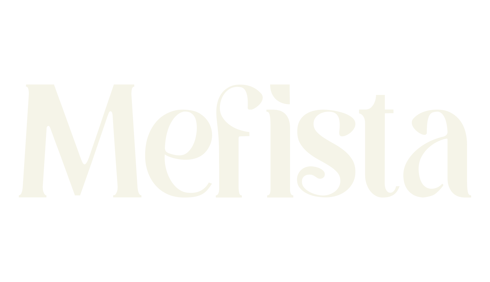 Mefista, creative font preview