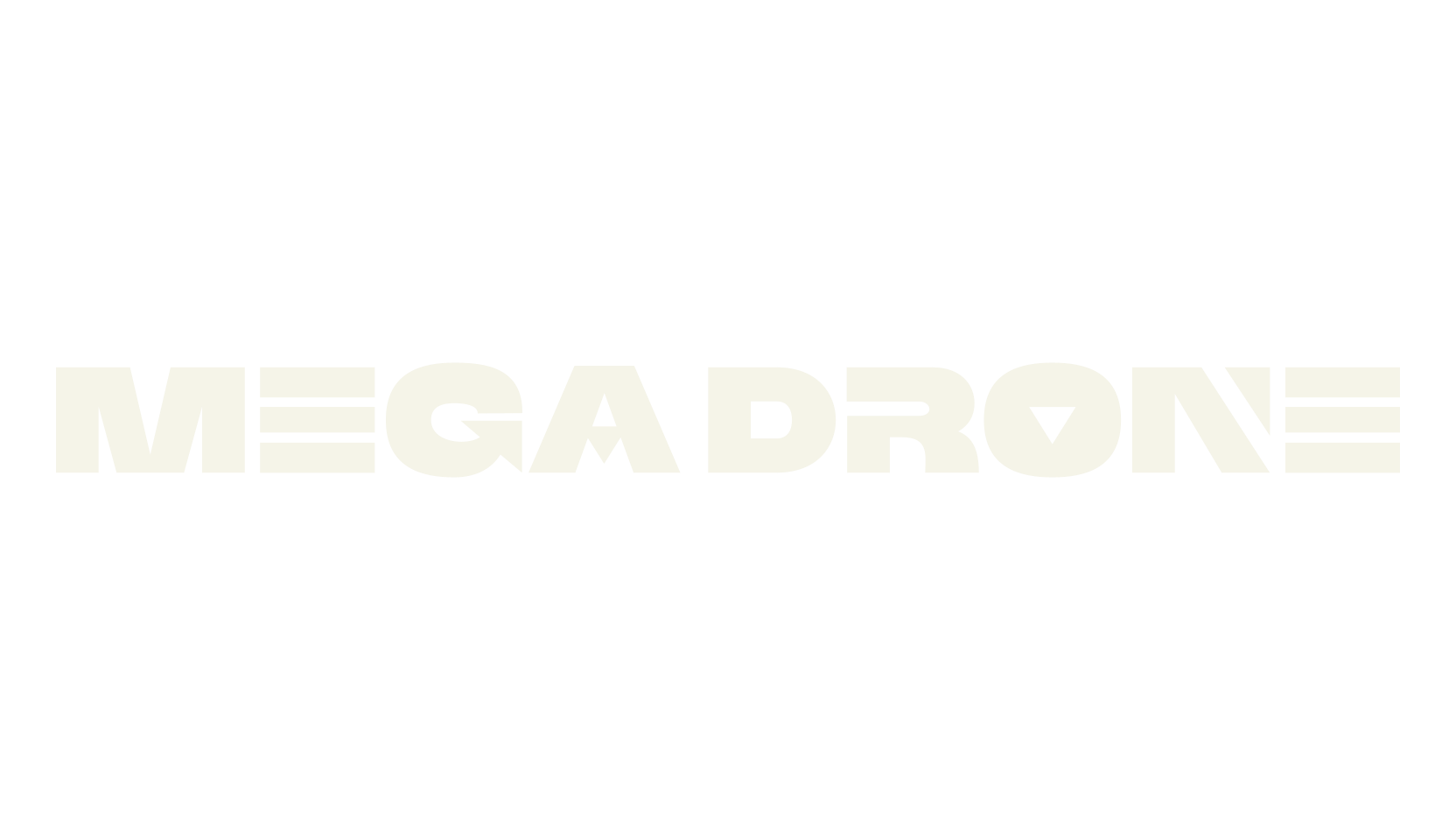 Mega Drone, logo font preview