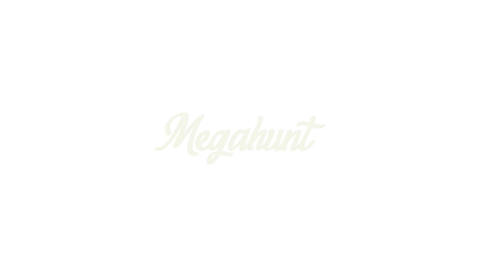 Megahunt, stylish font preview