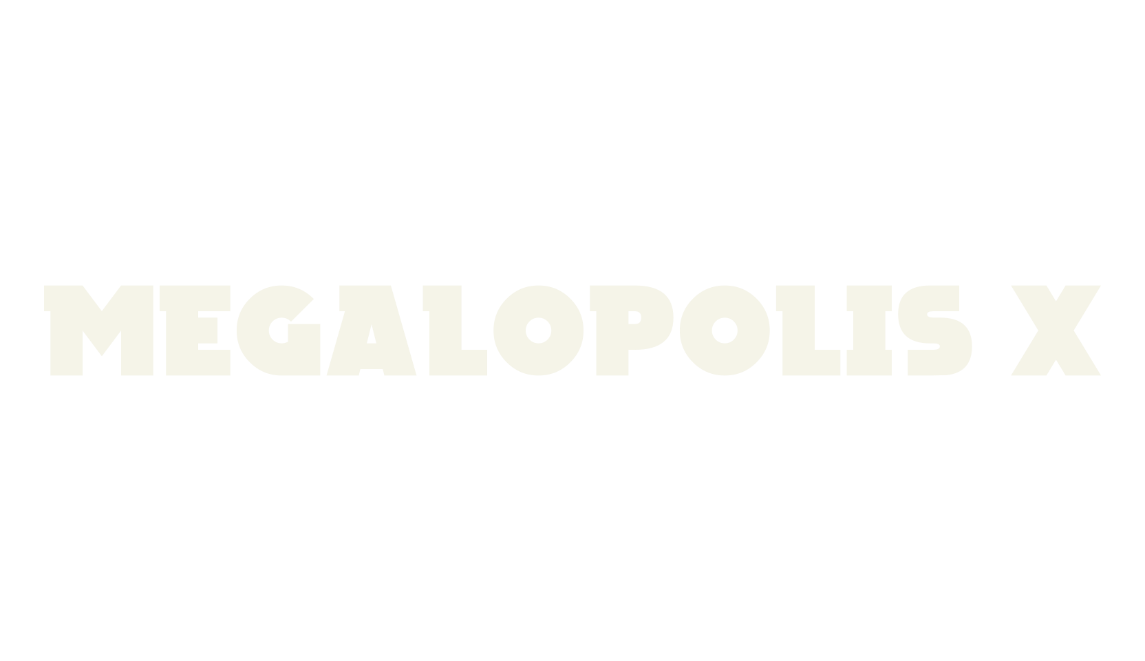 Megalopolis X, display market font preview