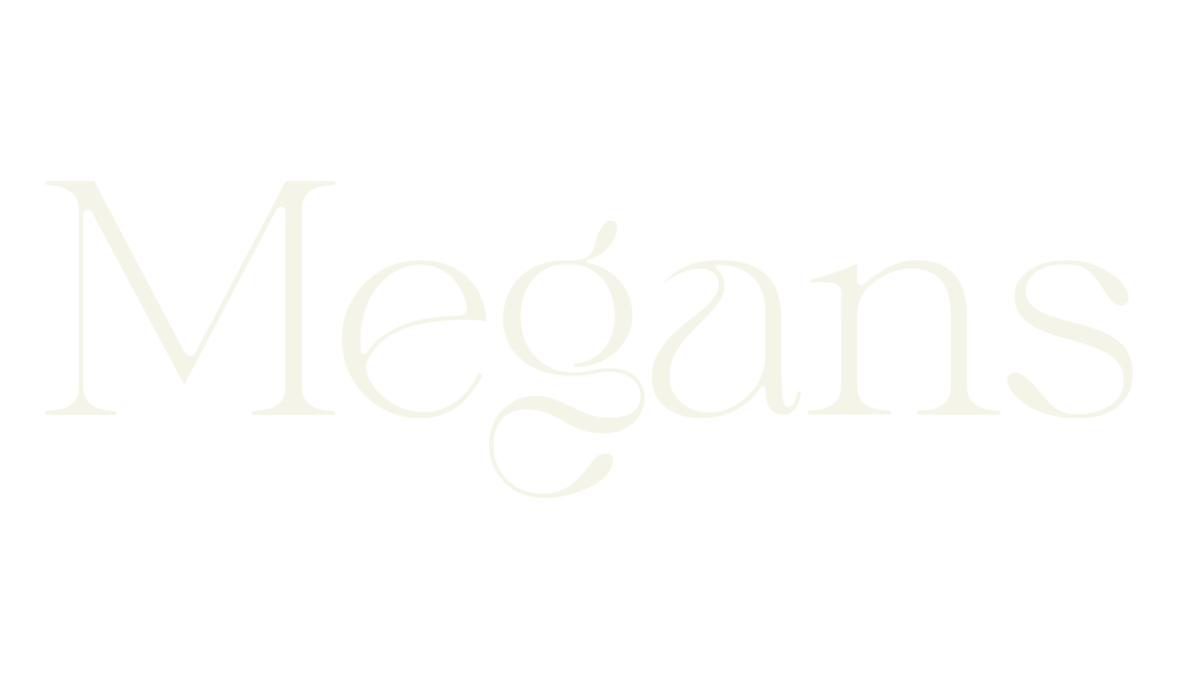 Megans, art deco font preview