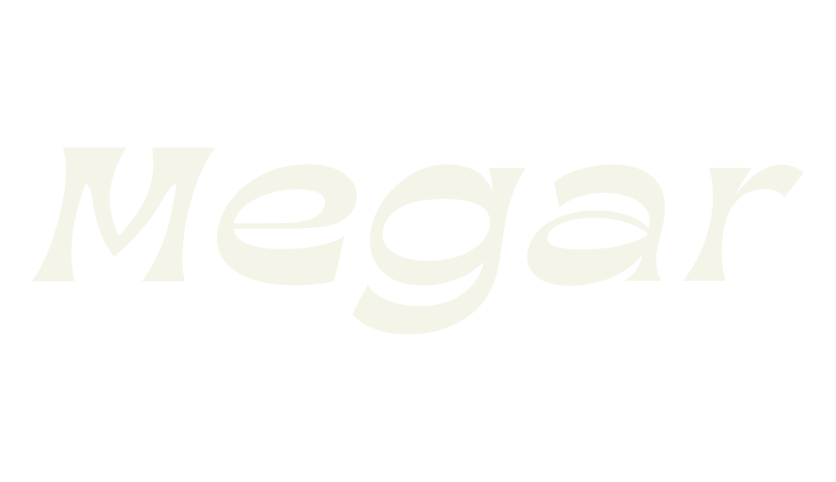 Megar, retro font preview