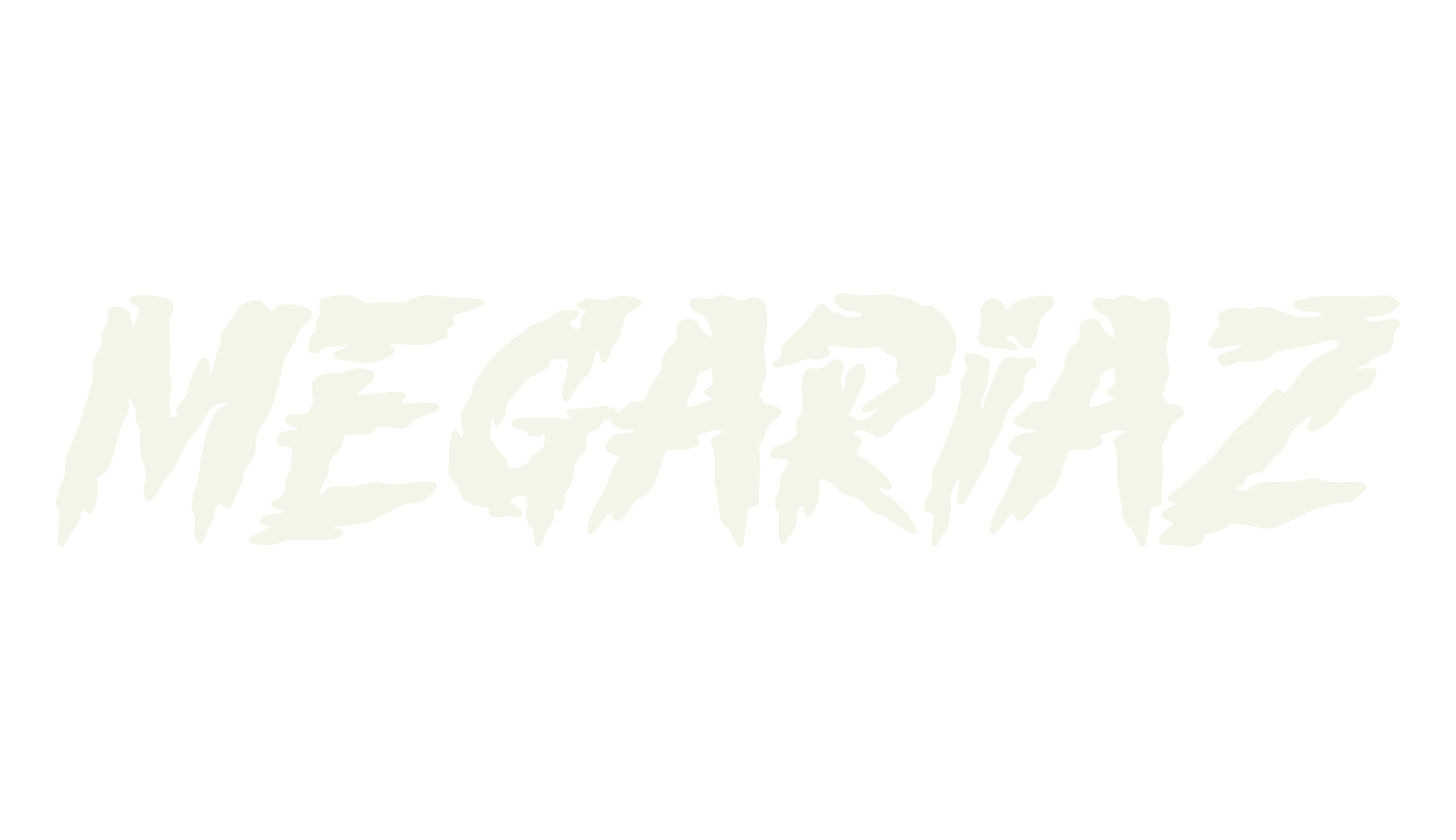 MEGARIAZ, horror font preview