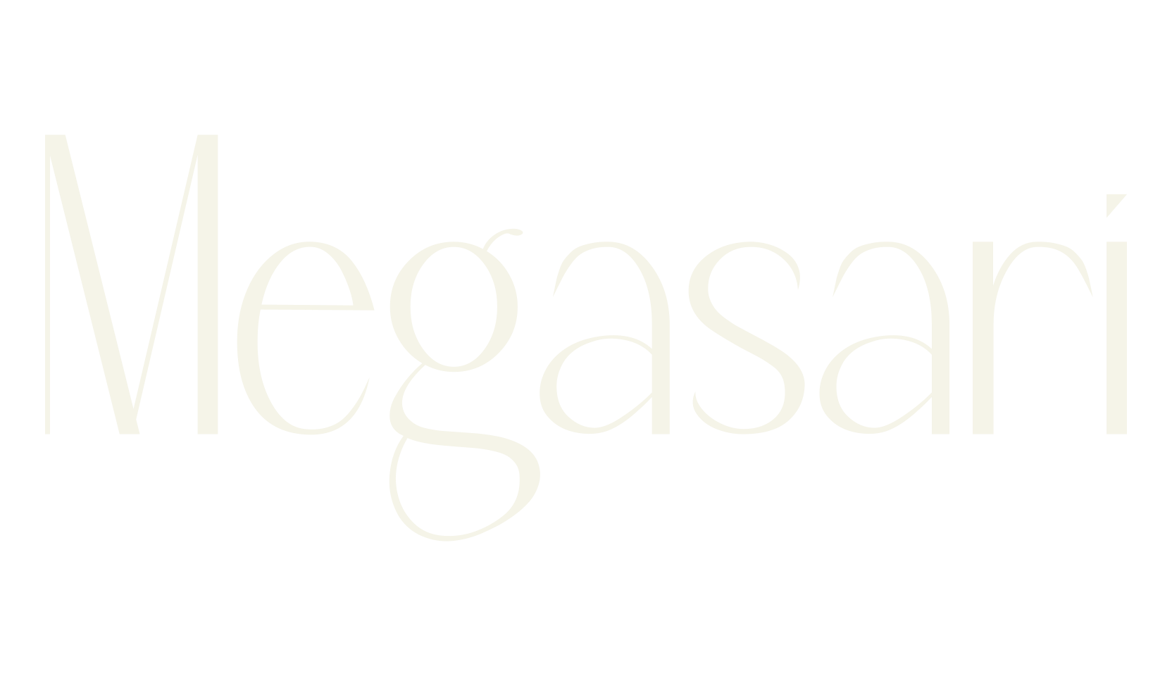 Megasari, famous font preview