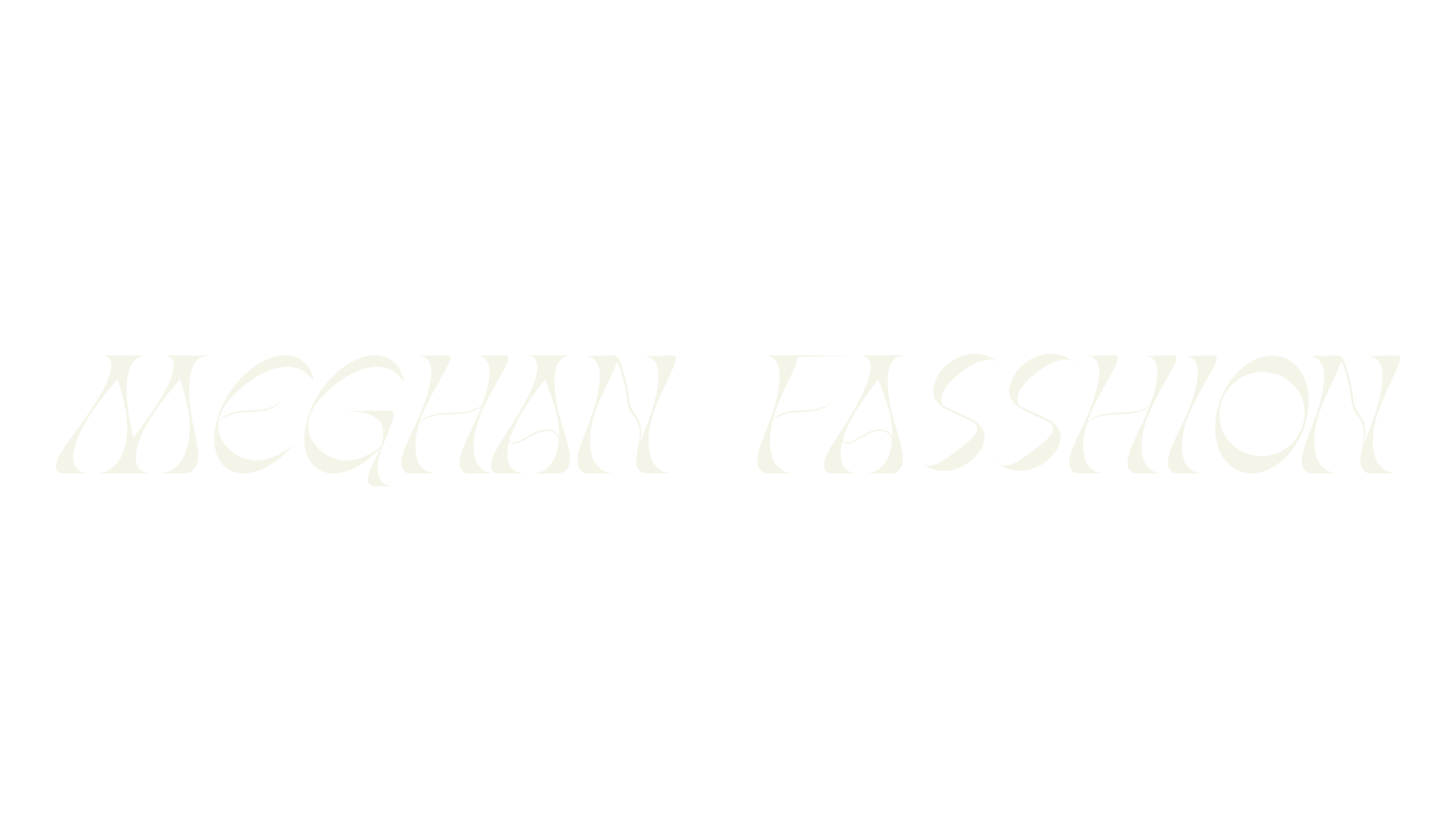 Meghan Fasshion, futuristic font preview