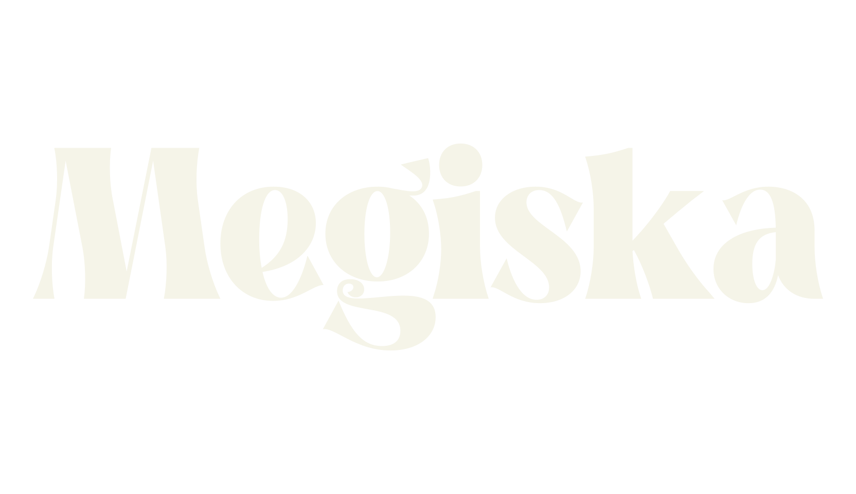 Megiska, fancy font preview