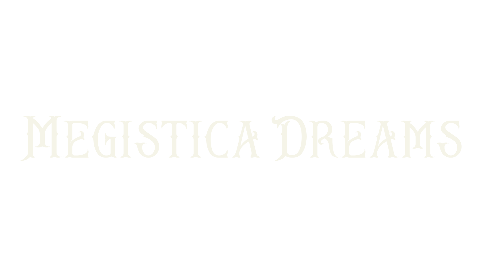 Megistica Dreams, tall font preview