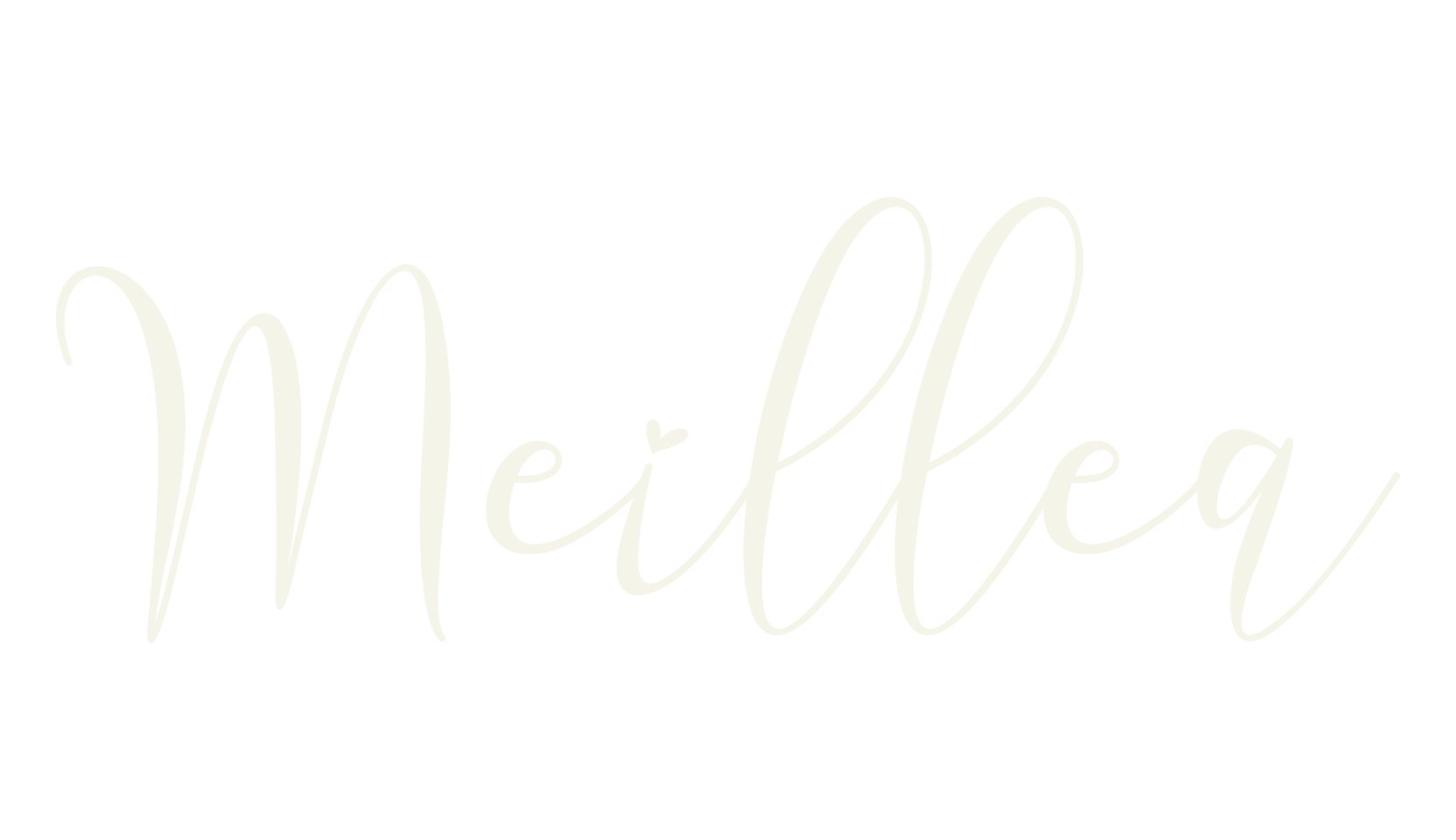 Meillea, calligraphy font preview