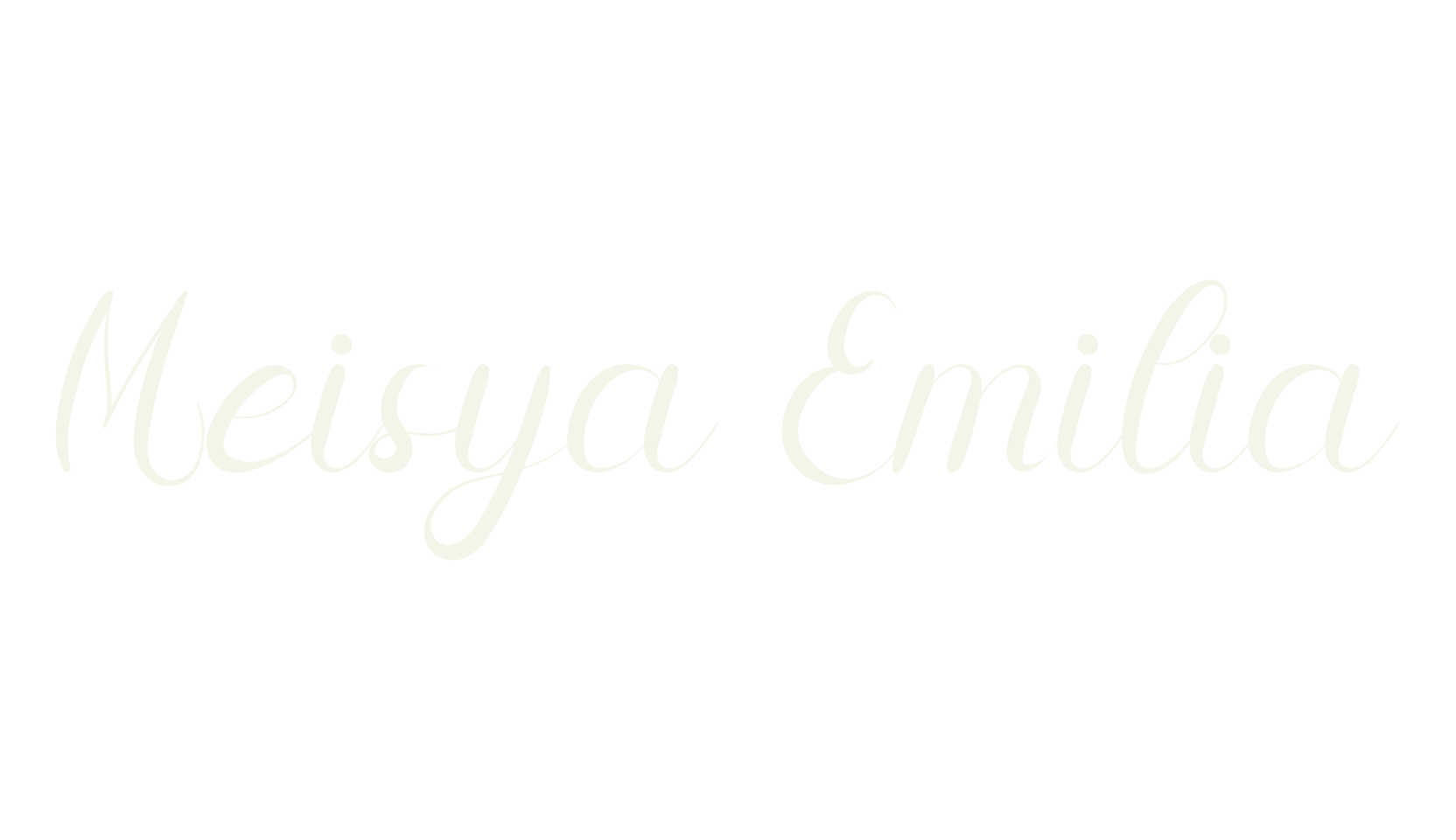 Meisya Emilia, elegant font preview