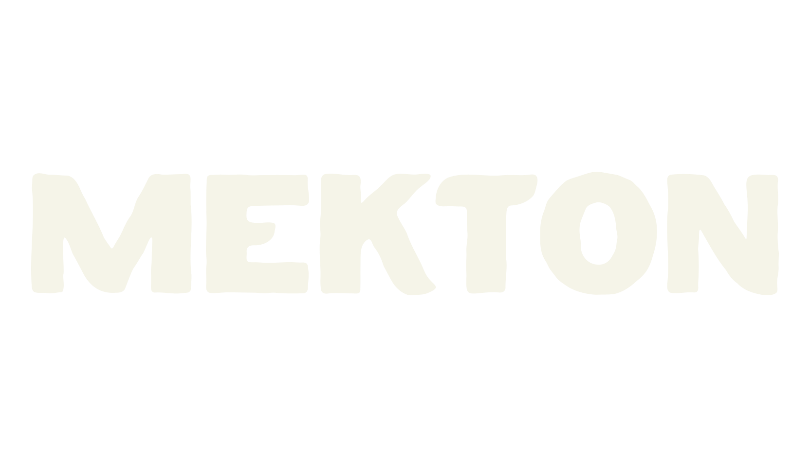 MEKTON, bold font preview