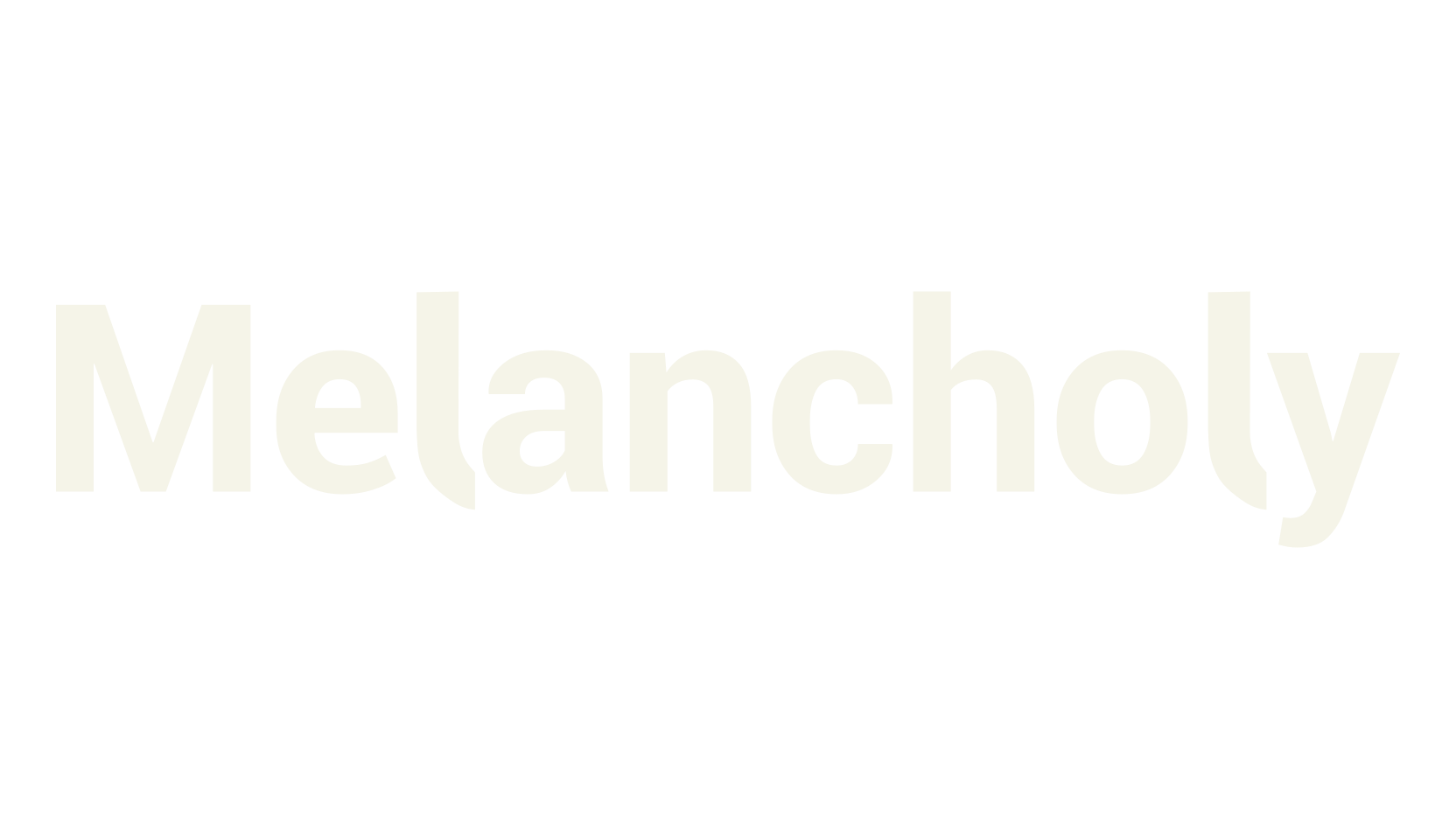 Melancholy, sans font preview