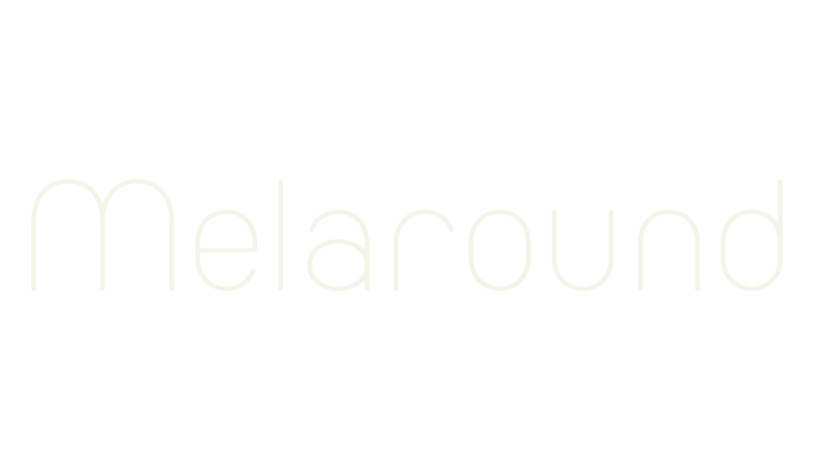 Melaround, thin font preview
