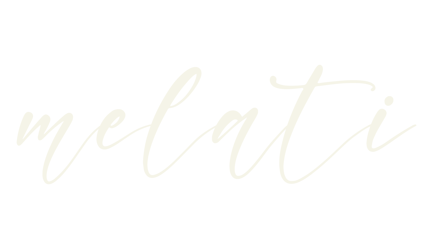 melati, script font preview