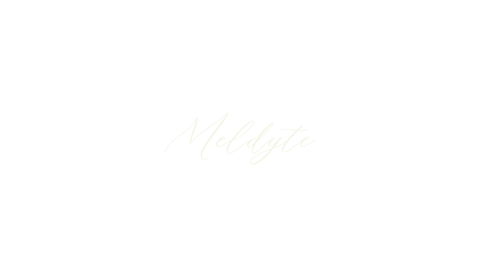Meldyte, calligraphy font preview