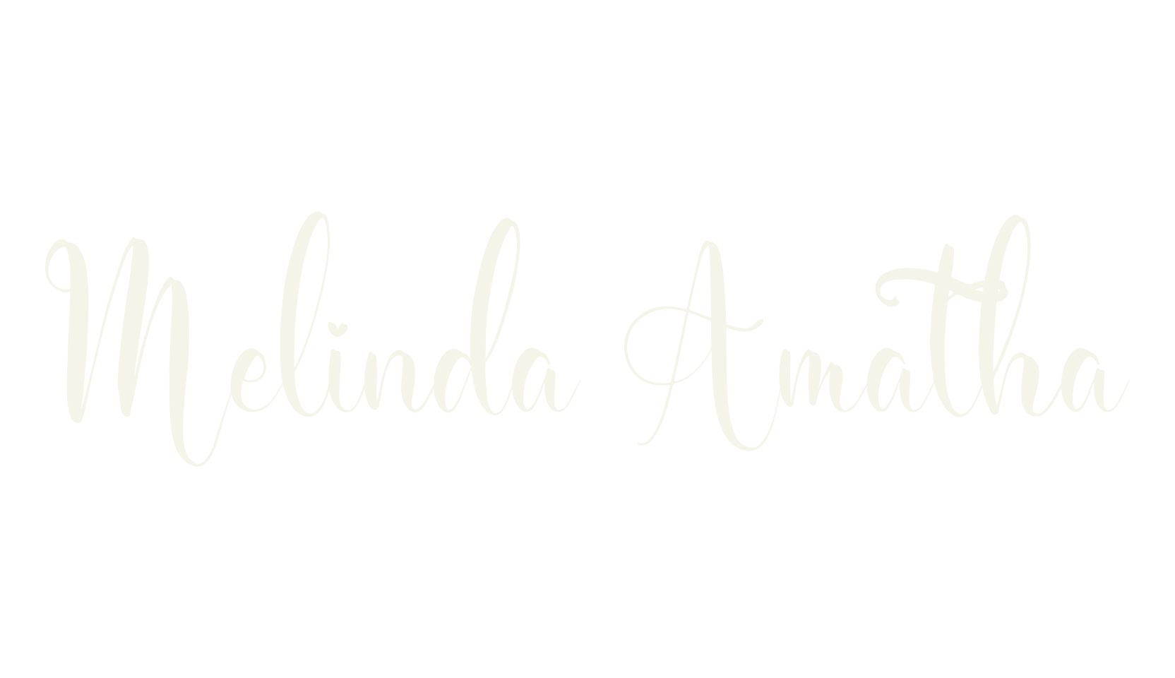 Melinda Amatha, script font preview
