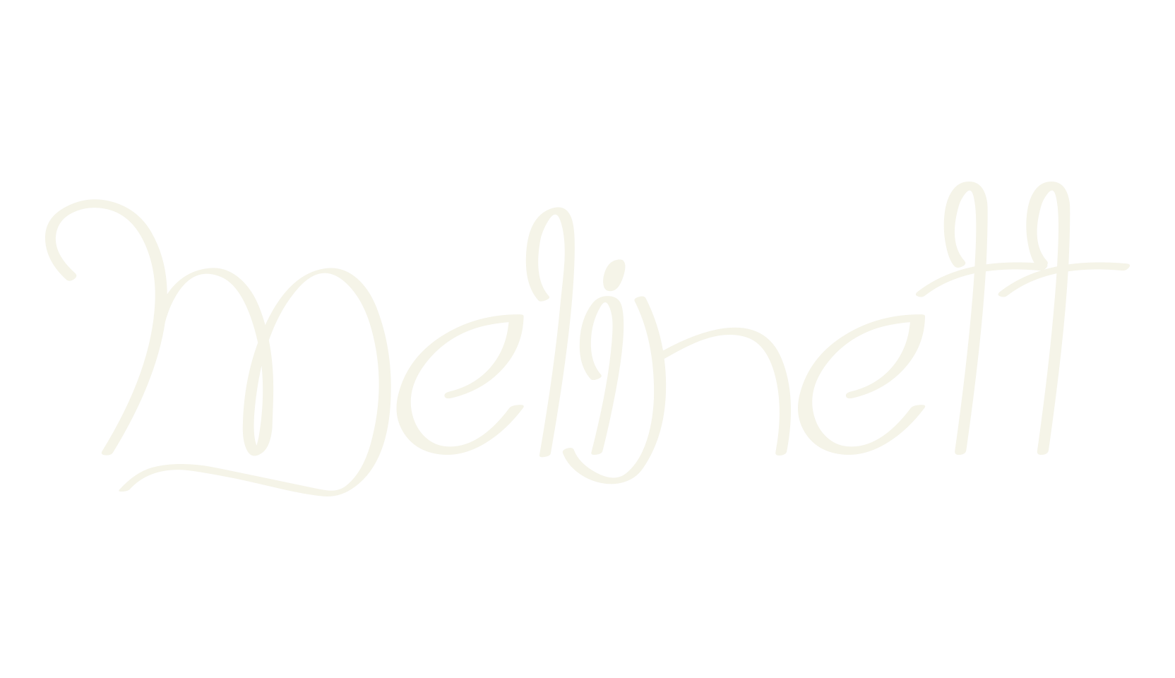 Melinett 3, fashion script font preview