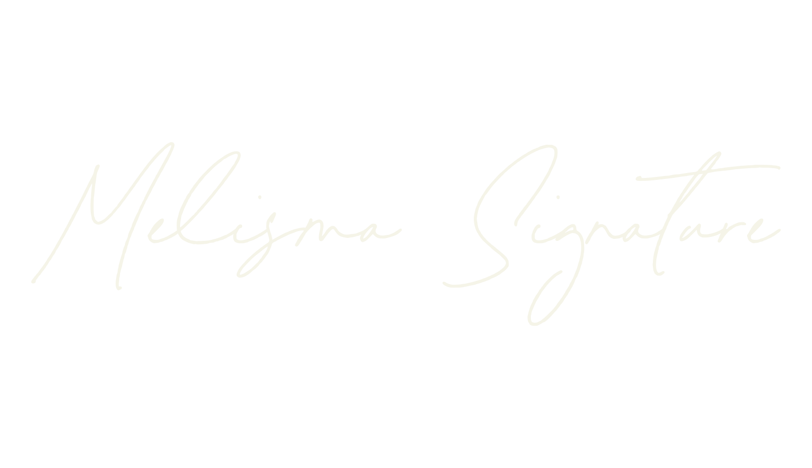 Melisma Signature, calligraphy font preview