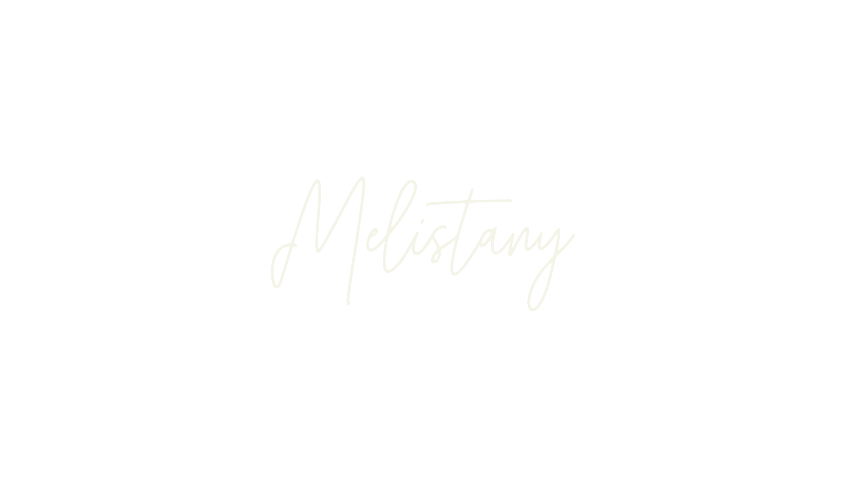 Melistany, handwriting font preview