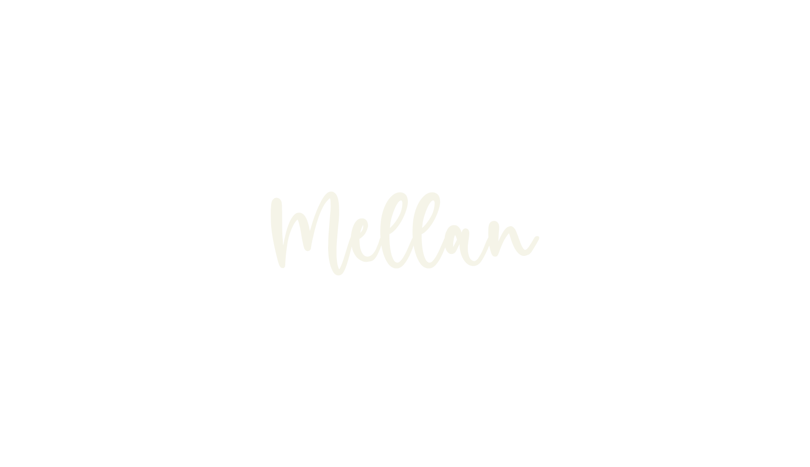 Mellan, lettering font preview