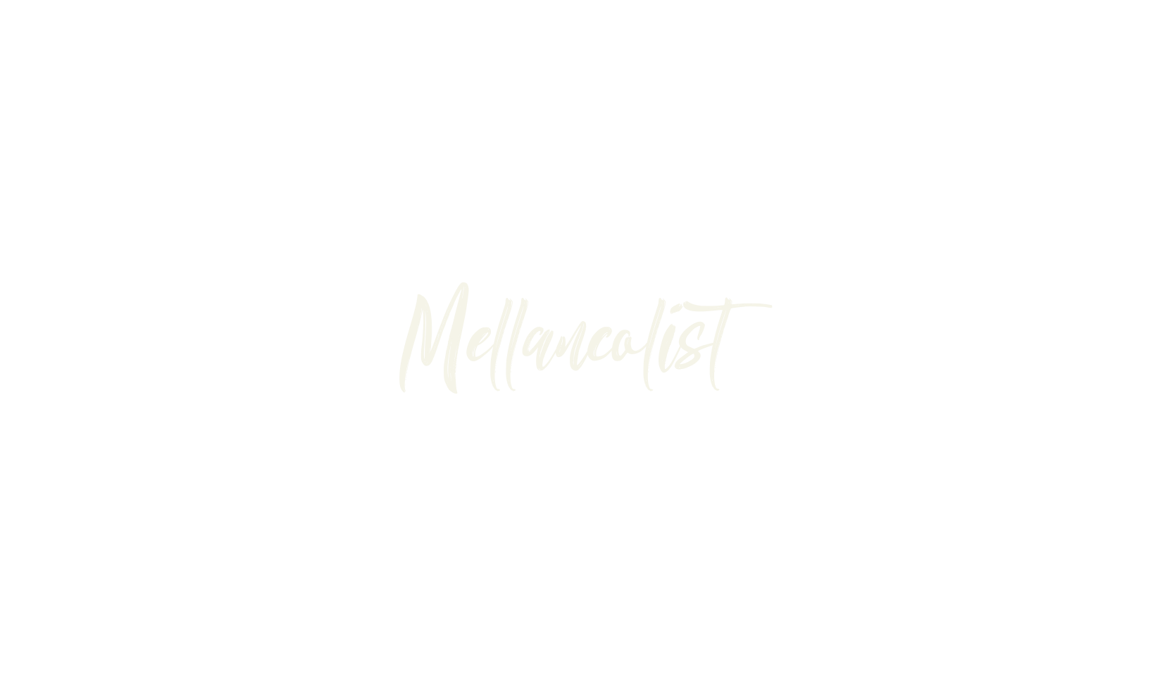 Mellancolist, calligraphy font preview