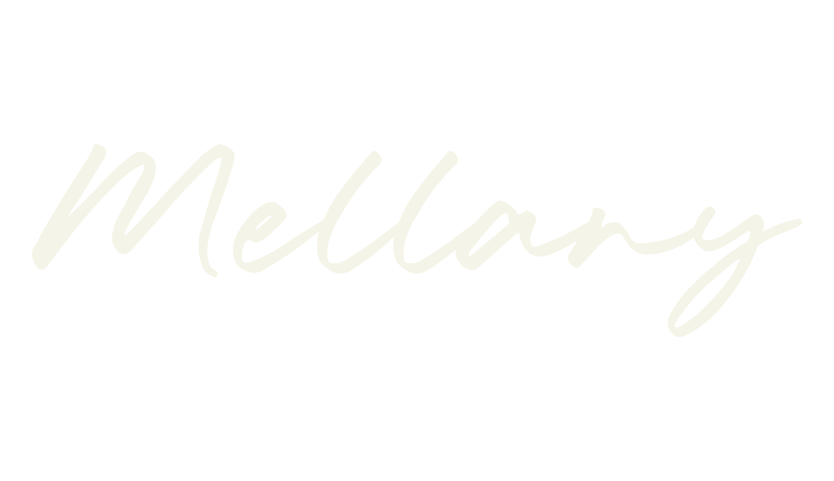 Mellany, handwriting font preview