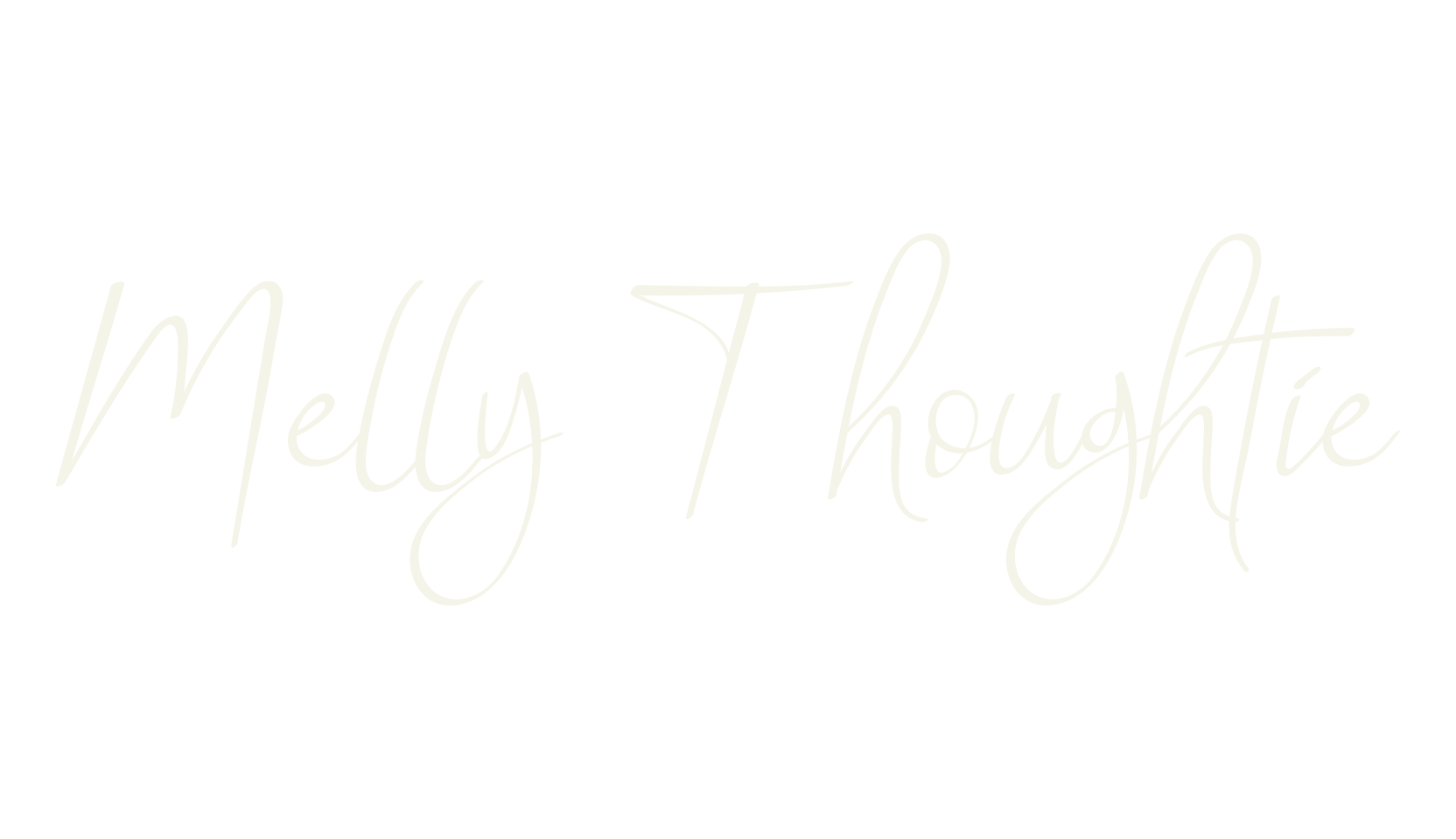 Melly Thoughtie, business font preview