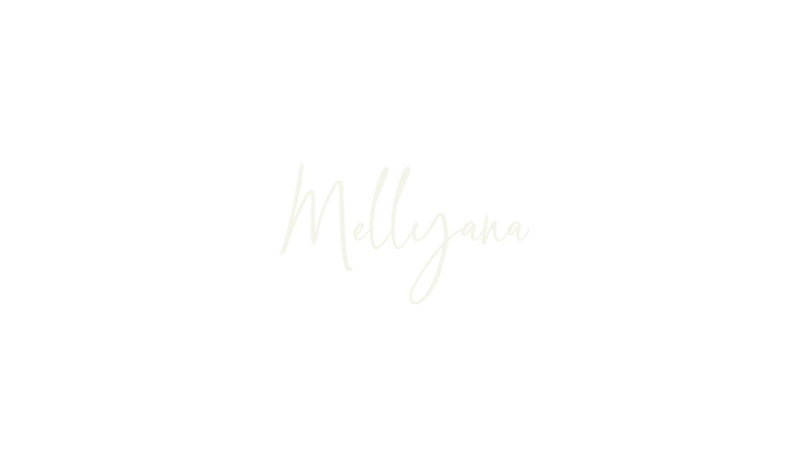 Mellyana, cursive font preview