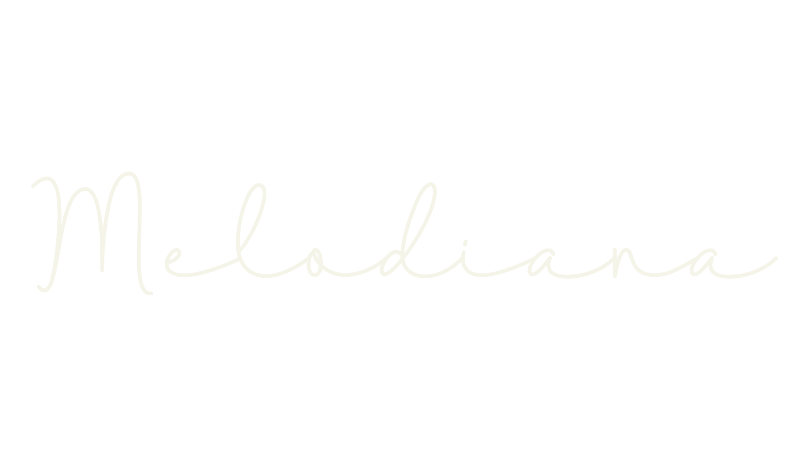 Melodiana, calligraphy font preview