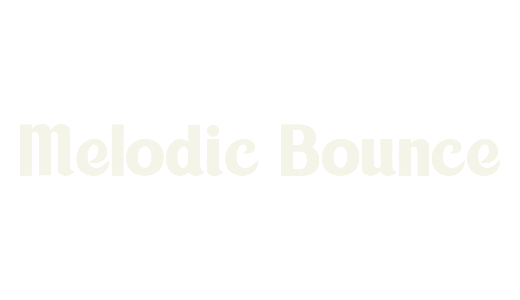 Melodic Bounce, bold font preview