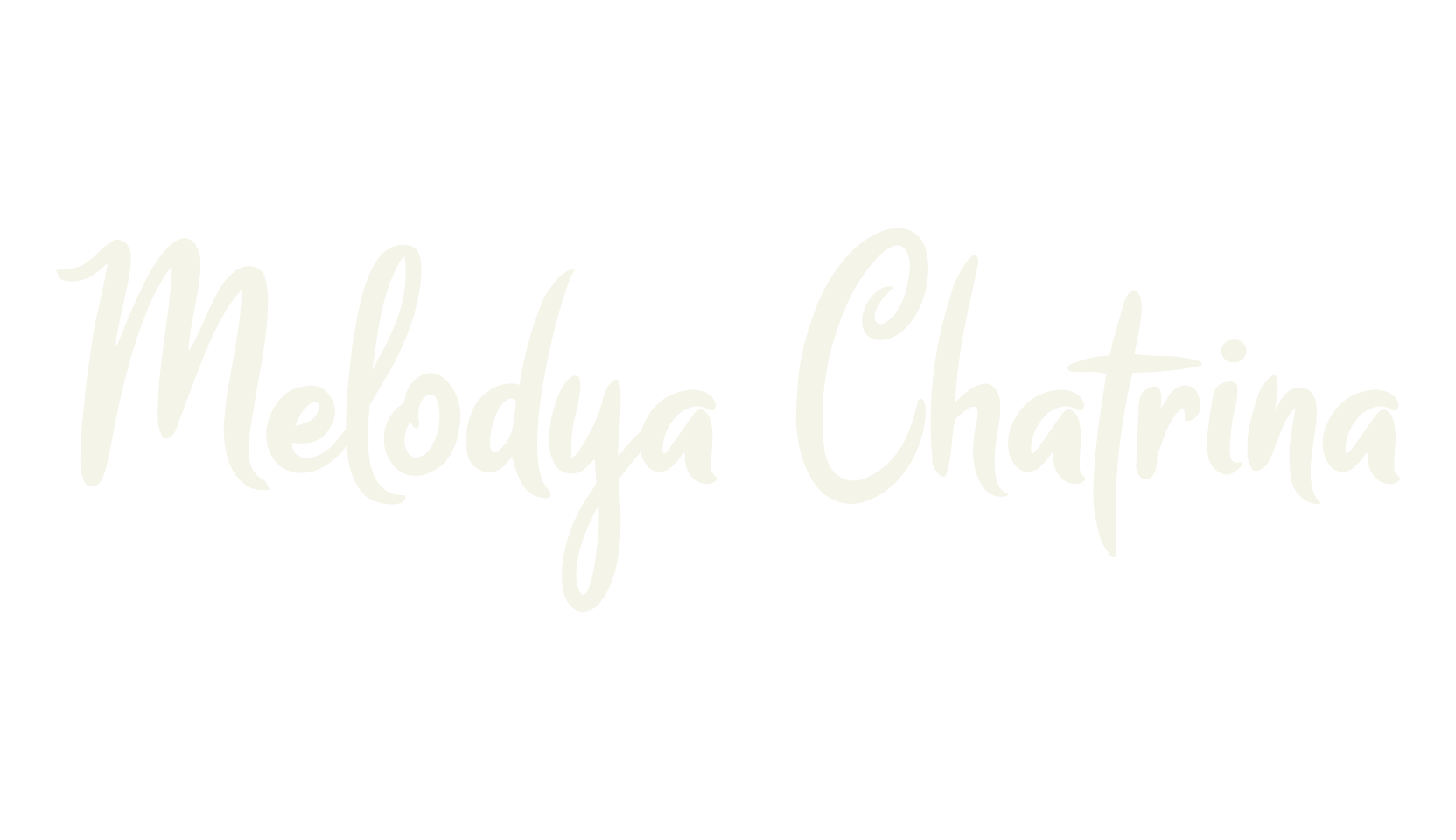 Melodya Chatrina, calligraphy font preview