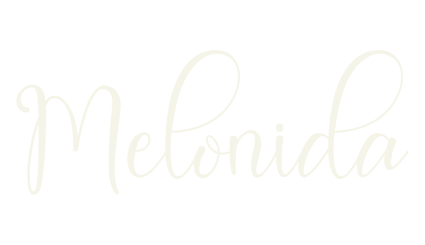 Melonida, script font preview