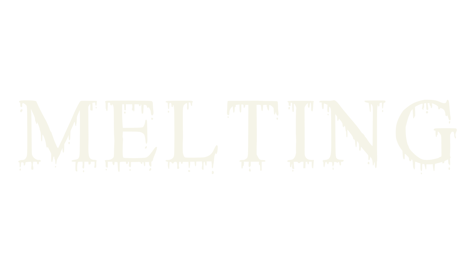 Melting, display market font preview