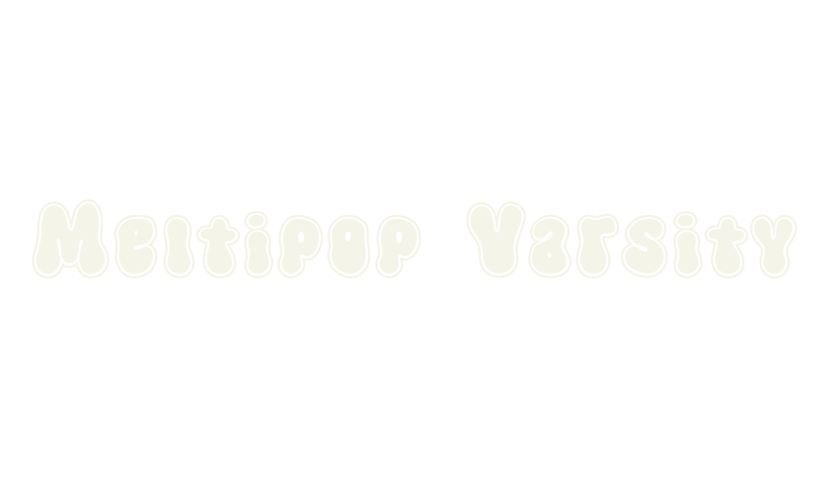 Meltipop Varsity, varsity font preview
