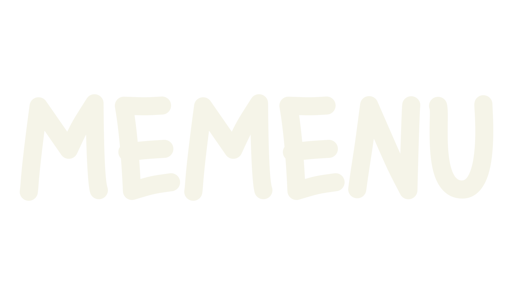 MEMENU, cute font preview