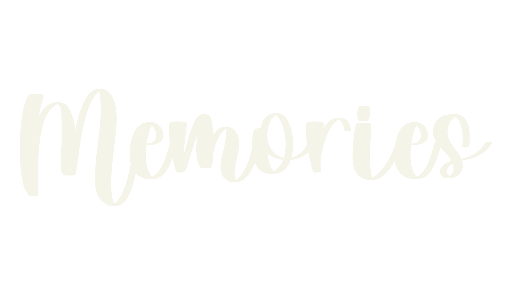 Memories, memories font preview