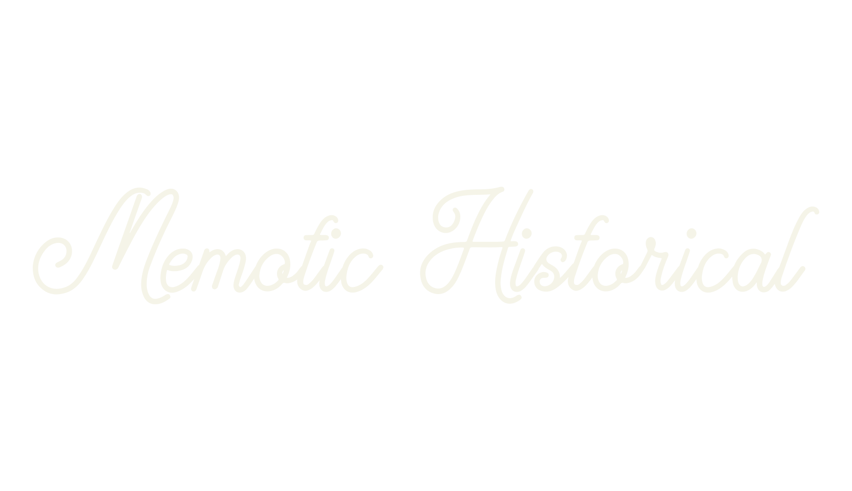 Memotic Historical, 70s font preview