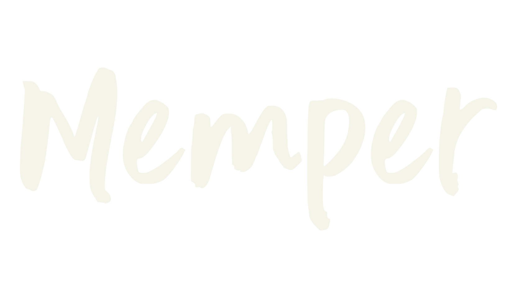 Memper, handwriting font preview