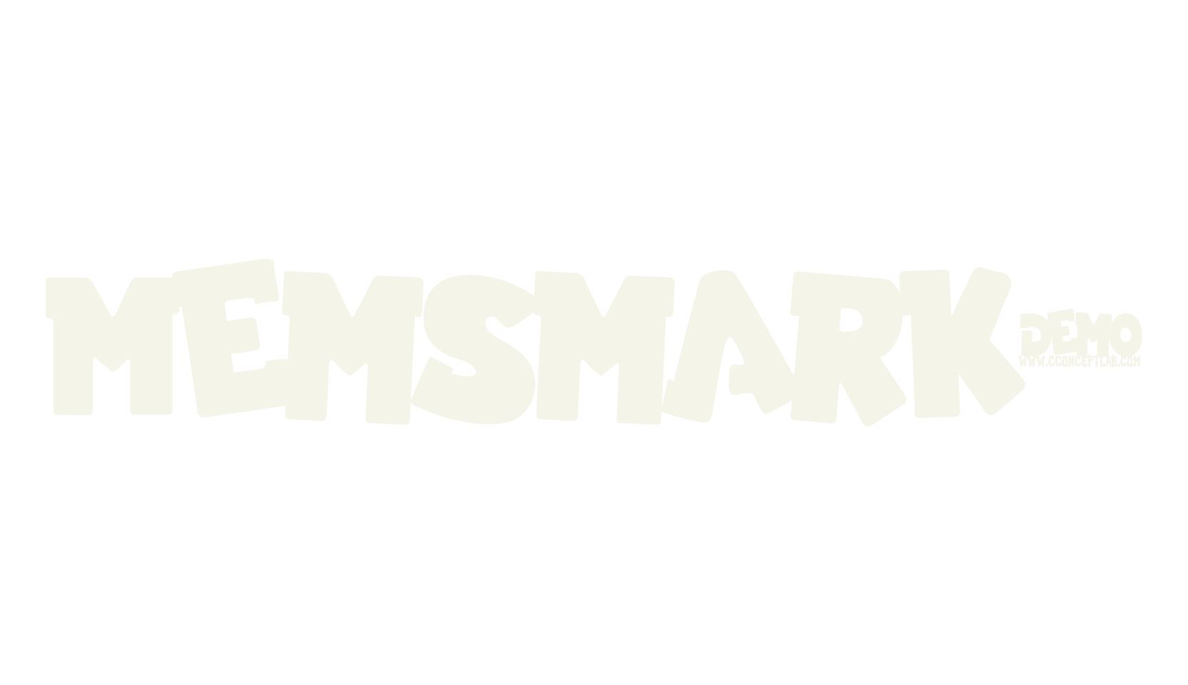 Memsmark!, cartoon font preview