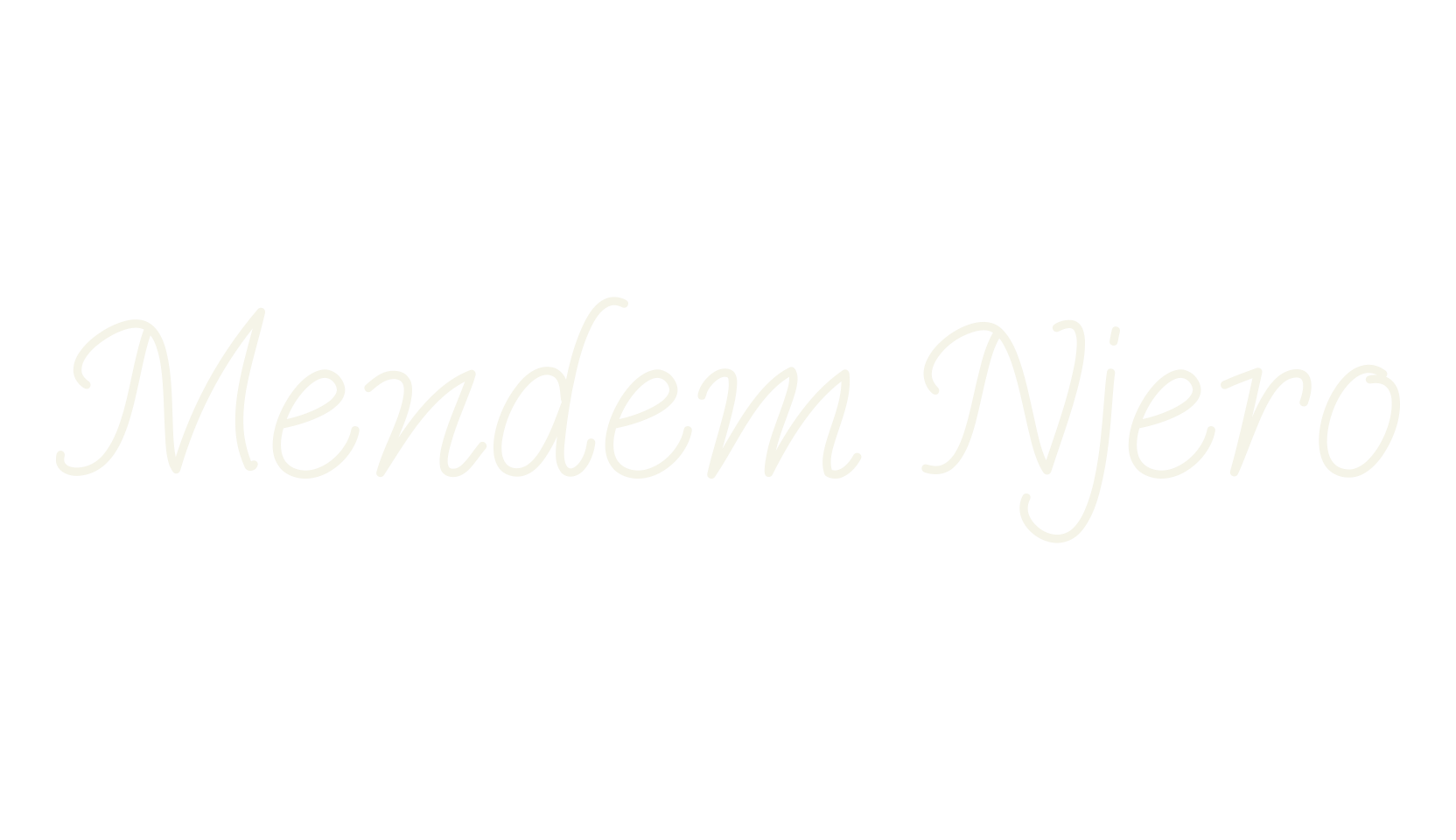 Mendem Njero, clothing font preview