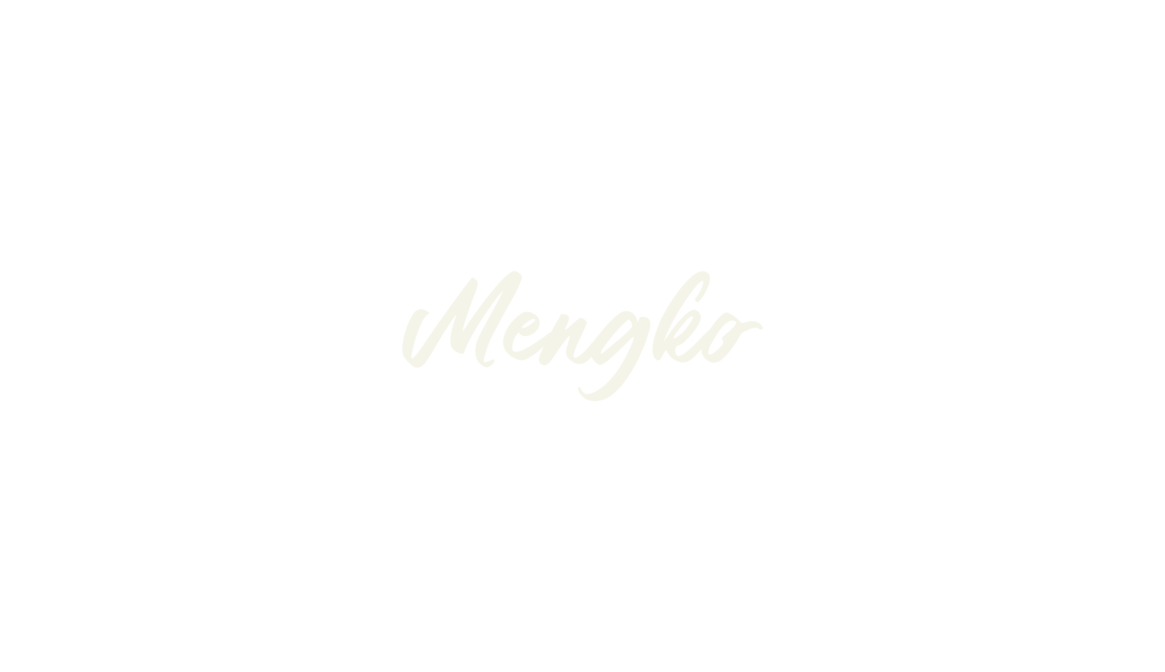 Mengko, calligraphy font preview