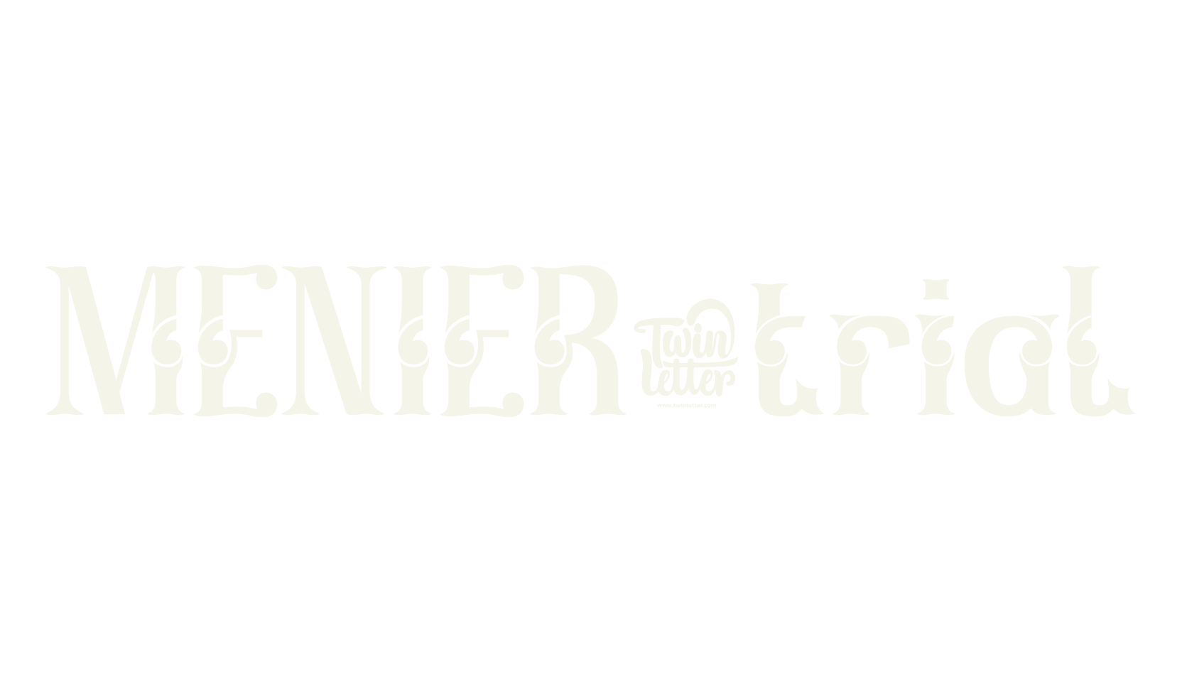 MENIER-trial, movies font preview