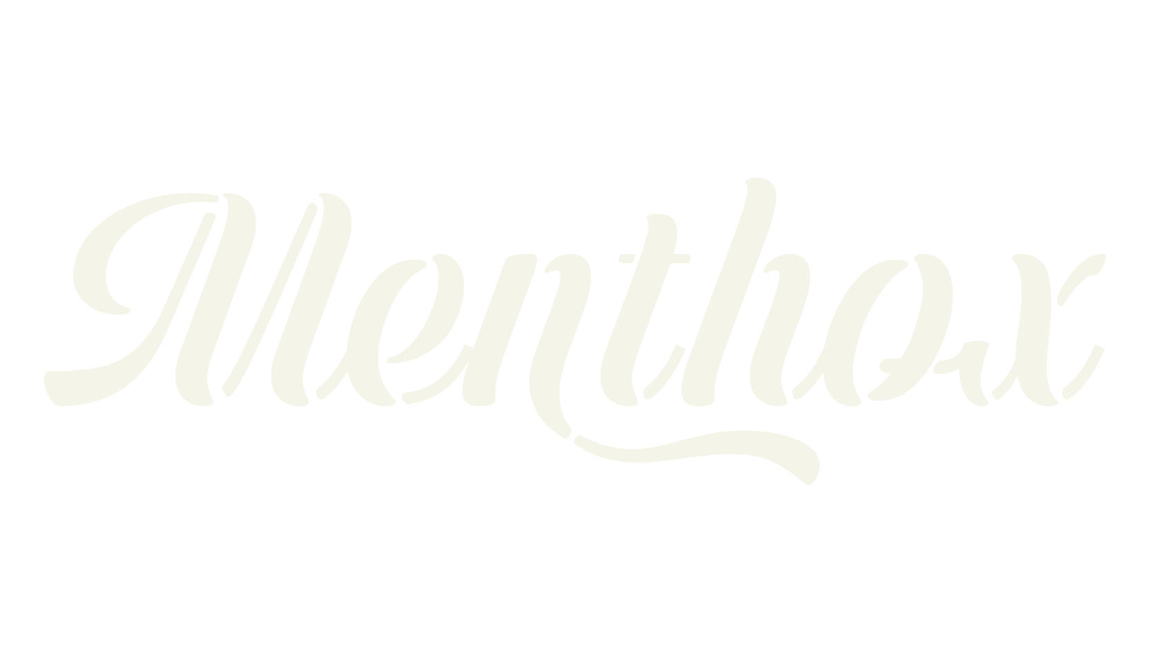 Menthox, fashion script font preview